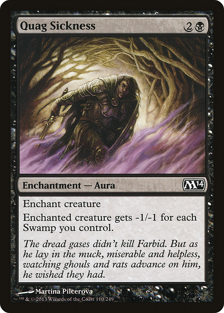 Enjoo de Lodaçal / Quag Sickness - Magic: The Gathering - MoxLand