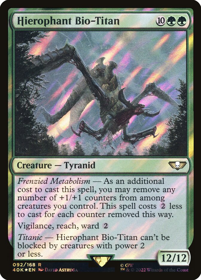 Biotitã Hierofante / Hierophant Bio-Titan - Magic: The Gathering - MoxLand