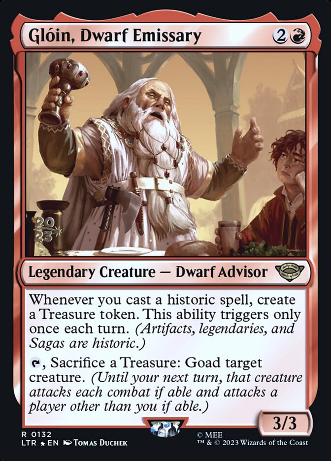 Glóin, Emissário dos Anões / Glóin, Dwarf Emissary - Magic: The Gathering - MoxLand