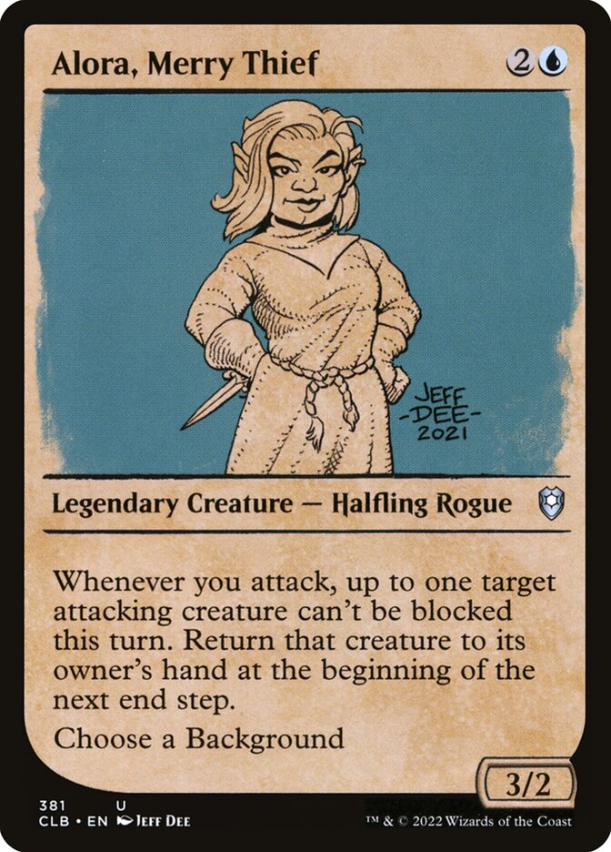 Alora, Ladra Alegre / Alora, Merry Thief - Magic: The Gathering - MoxLand