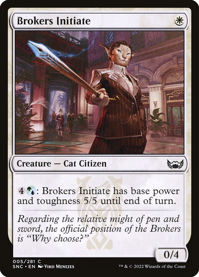 Iniciada dos Mediadores / Brokers Initiate - Magic: The Gathering - MoxLand