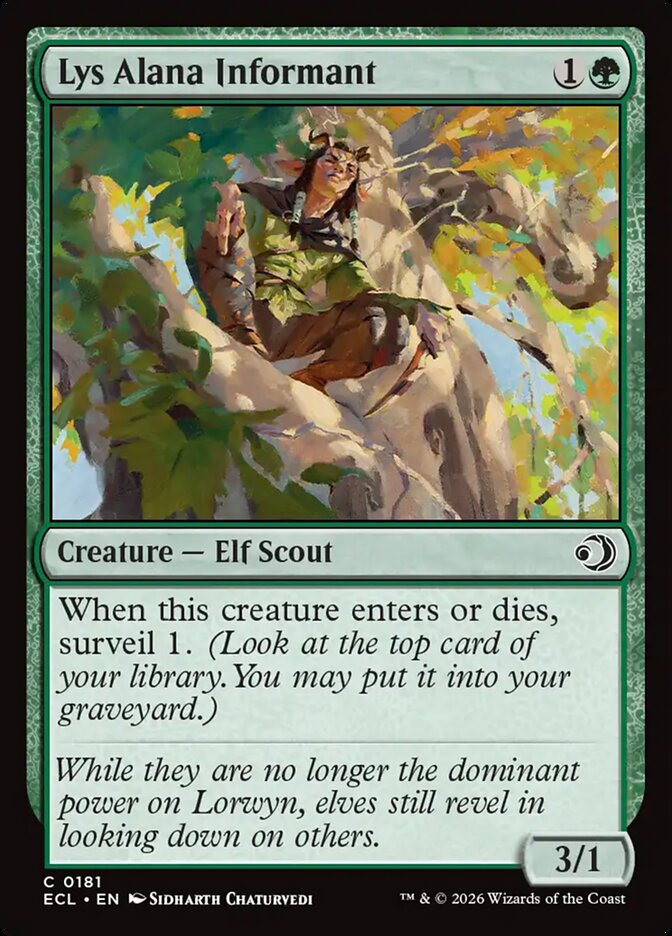 Informante de Lys Alana / Lys Alana Informant - Magic: The Gathering - MoxLand
