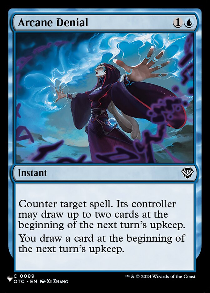 Contradição Arcana / Arcane Denial - Magic: The Gathering - MoxLand