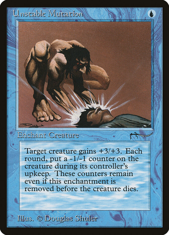 Mutação Instável / Unstable Mutation - Magic: The Gathering - MoxLand