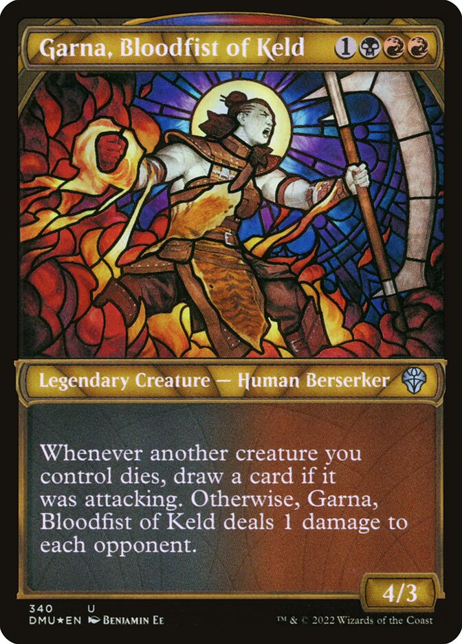 Garna, Punho Sangrento de Keld / Garna, Bloodfist of Keld - Magic: The Gathering - MoxLand