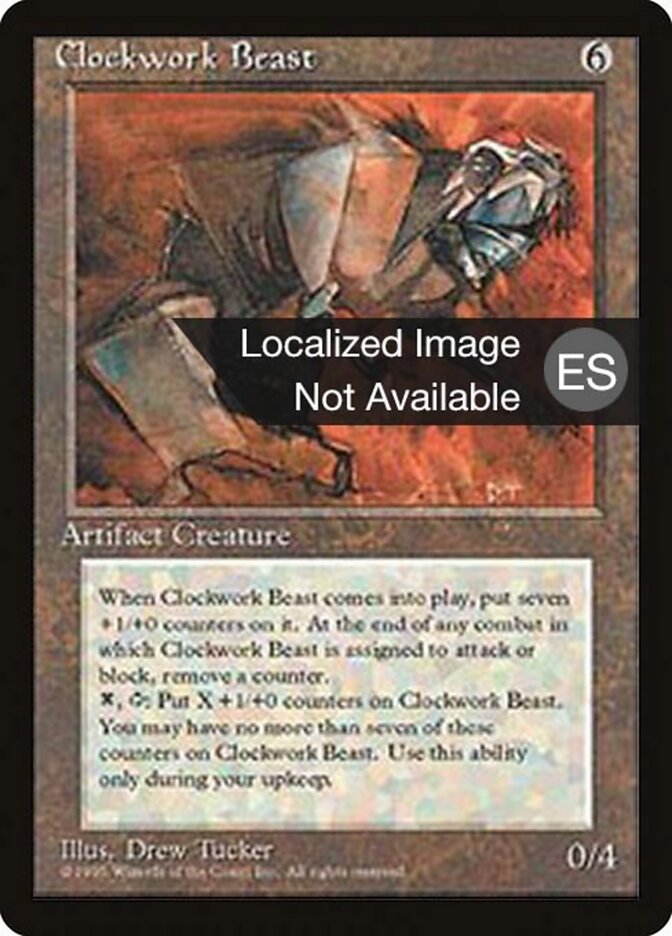 Besta Mecânica / Clockwork Beast - Magic: The Gathering - MoxLand