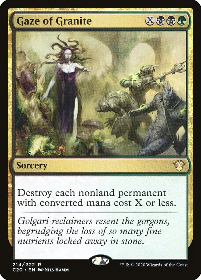 Olhar de Granito / Gaze of Granite - Magic: The Gathering - MoxLand