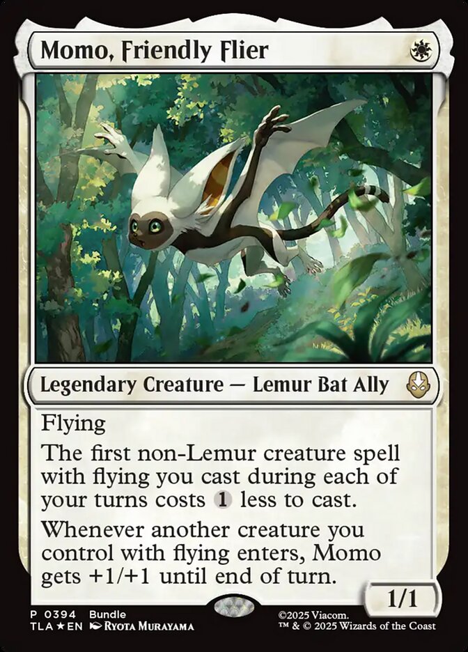 Momo, Voador Amigável / Momo, Friendly Flier - Magic: The Gathering - MoxLand