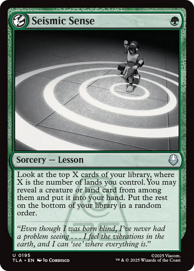 Sentido Sísmico / Seismic Sense - Magic: The Gathering - MoxLand