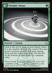 Sentido Sísmico / Seismic Sense - Magic: The Gathering - MoxLand