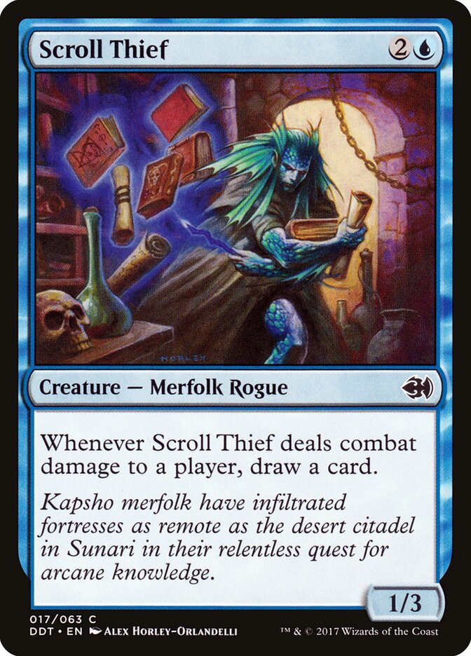 Ladrão de Pergaminho / Scroll Thief - Magic: The Gathering - MoxLand