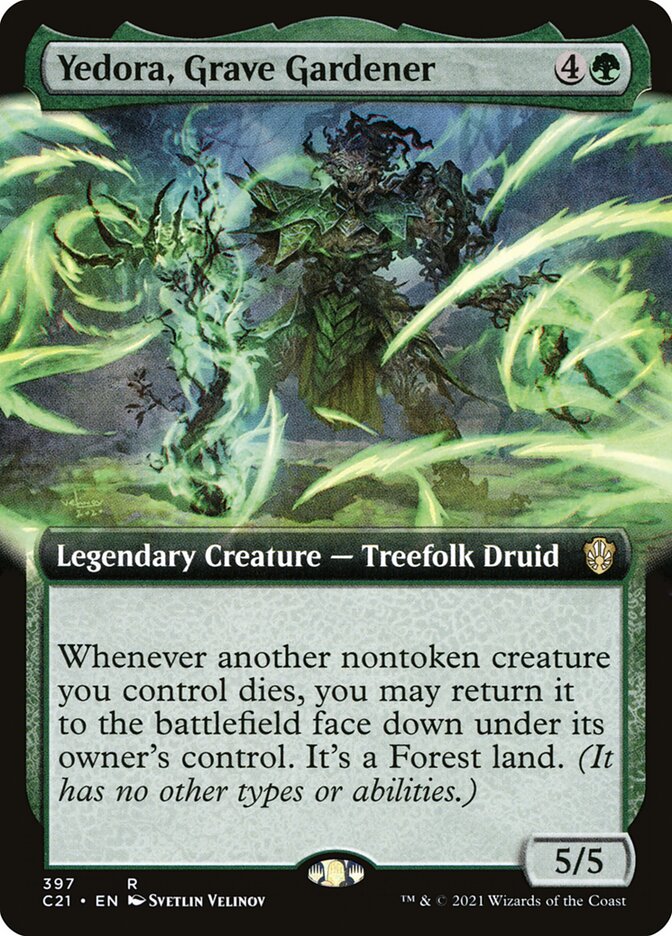 Yedora, Jardineira dos Túmulos / Yedora, Grave Gardener - Magic: The Gathering - MoxLand
