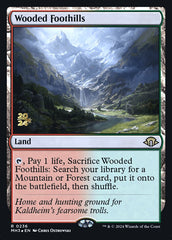 Contraforte Arborizado / Wooded Foothills - Magic: The Gathering - MoxLand