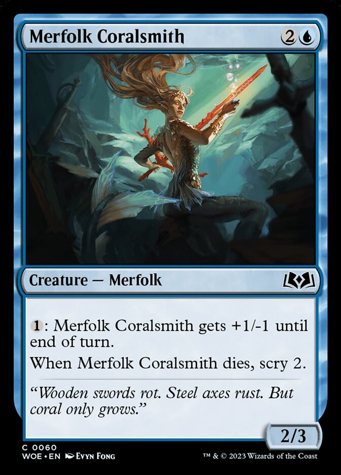 Coralista Tritã / Merfolk Coralsmith - Magic: The Gathering - MoxLand