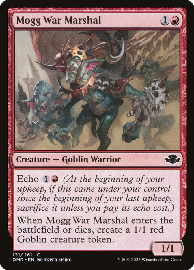 Marechal-de-guerra Mogg / Mogg War Marshal - Magic: The Gathering - MoxLand