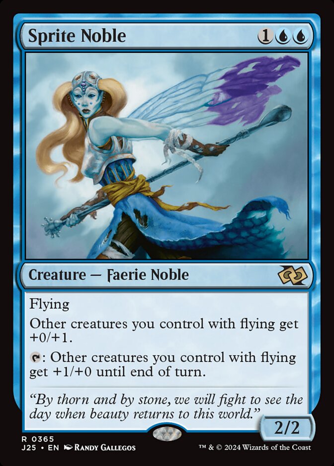 Nobre Sílfide / Sprite Noble - Magic: The Gathering - MoxLand