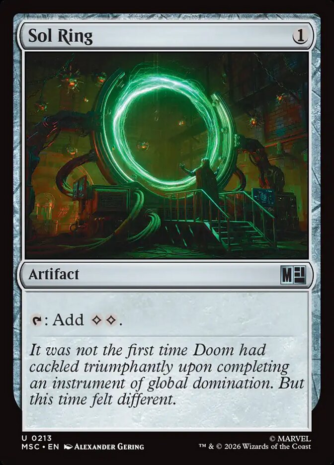 Anel Solar / Sol Ring - Magic: The Gathering - MoxLand