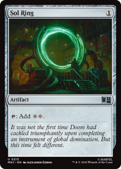 Anel Solar / Sol Ring - Magic: The Gathering - MoxLand