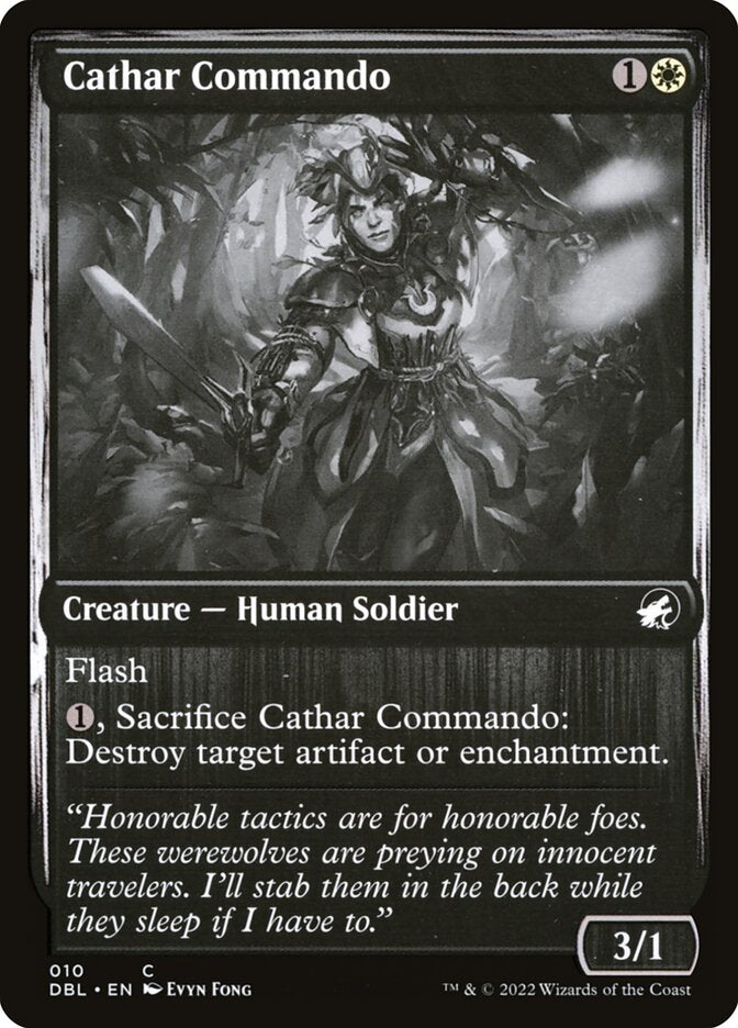 Comando Cátaro / Cathar Commando - Magic: The Gathering - MoxLand