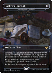 Diário de Harker / Harker's Journal - Magic: The Gathering - MoxLand
