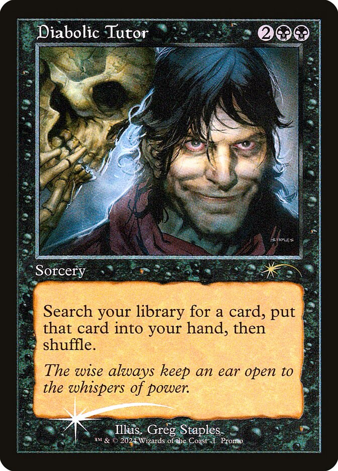 Tutor Diabólico / Diabolic Tutor - Magic: The Gathering - MoxLand