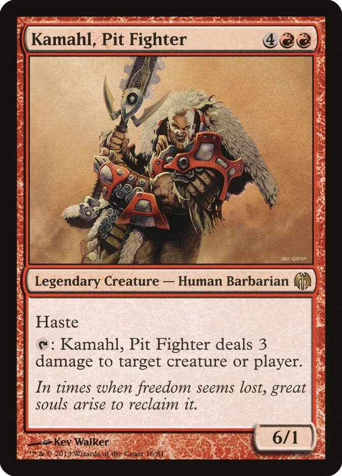 Kamahl, Lutador da Liça / Kamahl, Pit Fighter - Magic: The Gathering - MoxLand
