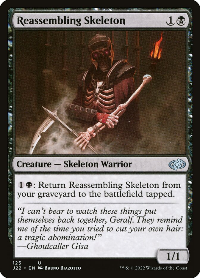 Esqueleto Remontado / Reassembling Skeleton - Magic: The Gathering - MoxLand