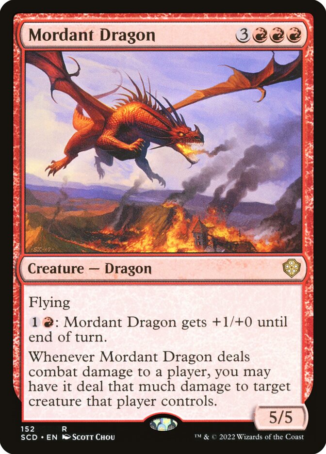 Dragão Mordaz / Mordant Dragon - Magic: The Gathering - MoxLand