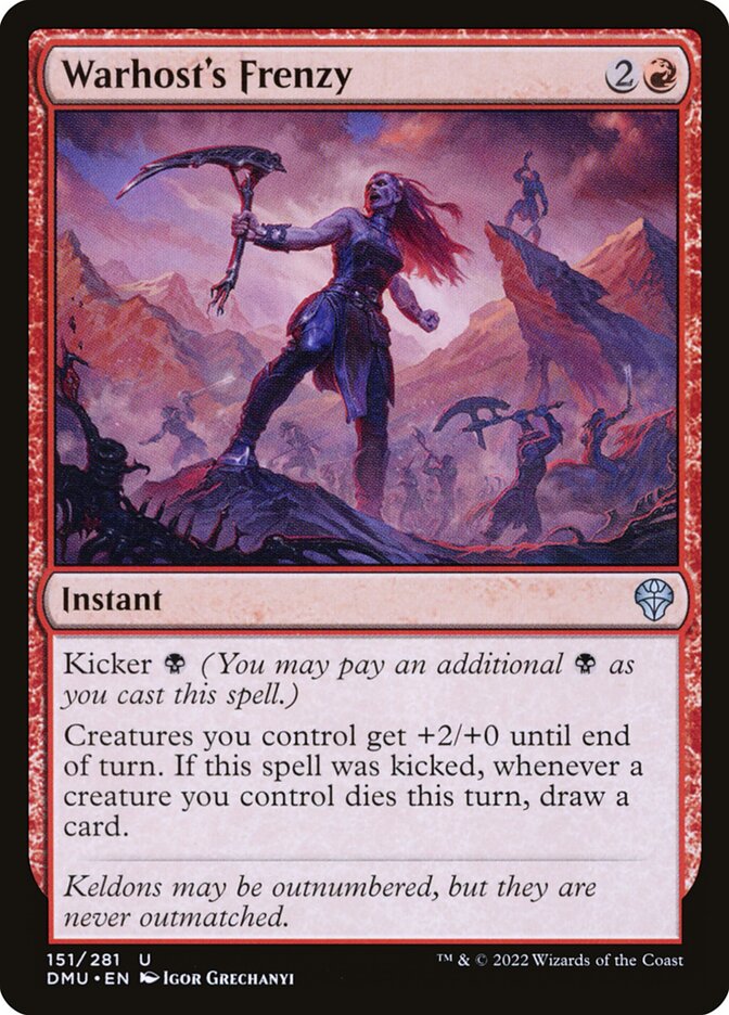 Frenesi da Hoste de Guerra / Warhost's Frenzy - Magic: The Gathering - MoxLand