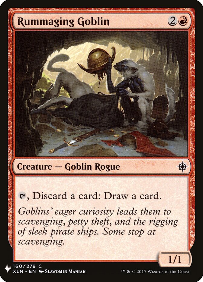 Goblin Escarafunchador / Rummaging Goblin - Magic: The Gathering - MoxLand