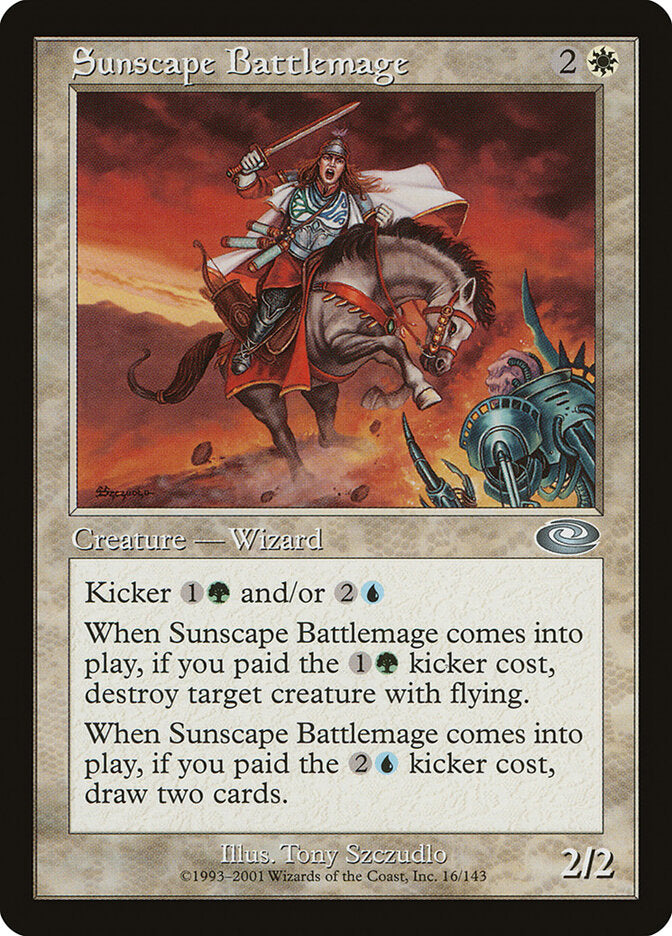 Mago de Batalha de Sunscape / Sunscape Battlemage - Magic: The Gathering - MoxLand