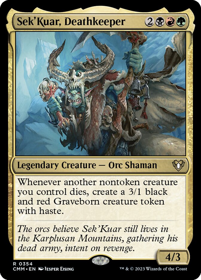 Sek'Kuar, Carcereiro da Morte / Sek'Kuar, Deathkeeper - Magic: The Gathering - MoxLand