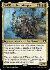 Sek'Kuar, Carcereiro da Morte / Sek'Kuar, Deathkeeper - Magic: The Gathering - MoxLand
