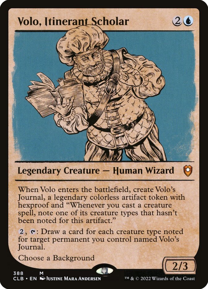Volo, Erudito Itinerante / Volo, Itinerant Scholar - Magic: The Gathering - MoxLand