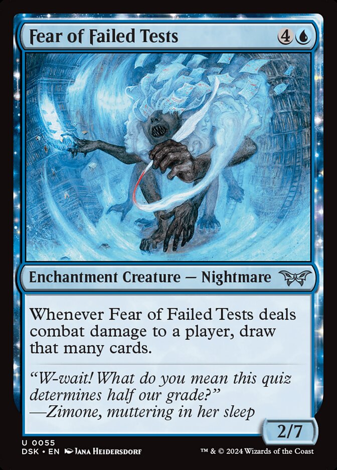 Medo de Ser Reprovado / Fear of Failed Tests - Magic: The Gathering - MoxLand