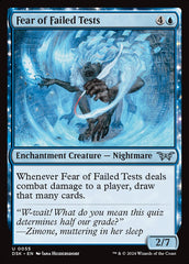 Medo de Ser Reprovado / Fear of Failed Tests - Magic: The Gathering - MoxLand