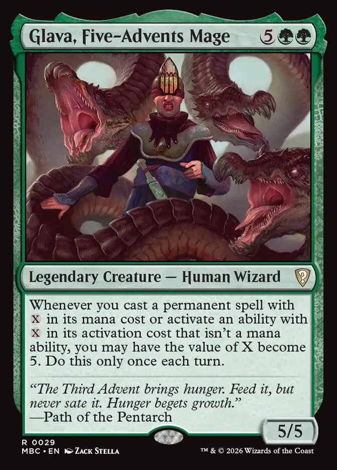 Glava, Five-Advents Mage - Magic: The Gathering - MoxLand