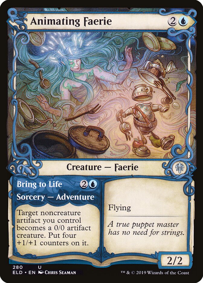 Fada Animadora / Animating Faerie - Magic: The Gathering - MoxLand