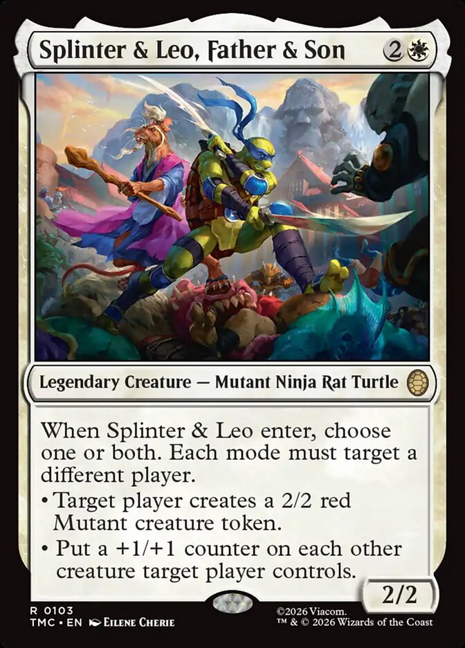 Splinter & Leo, Father & Son - Magic: The Gathering - MoxLand