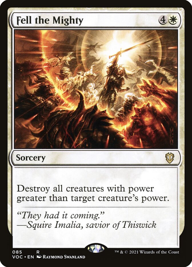 Derrubar os Poderosos / Fell the Mighty - Magic: The Gathering - MoxLand