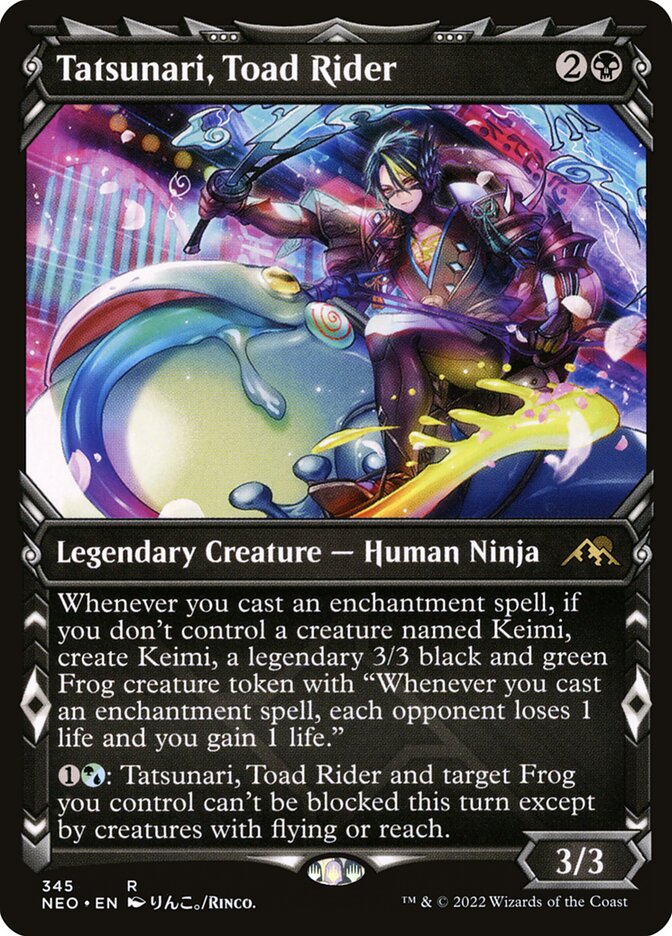 Tatsunari, Ginete de Sapo / Tatsunari, Toad Rider - Magic: The Gathering - MoxLand