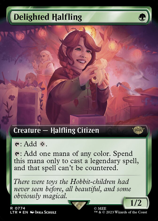 Pequenina Deliciada / Delighted Halfling - Magic: The Gathering - MoxLand