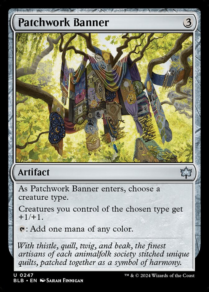 Estandarte dos Retalhos / Patchwork Banner - Magic: The Gathering - MoxLand