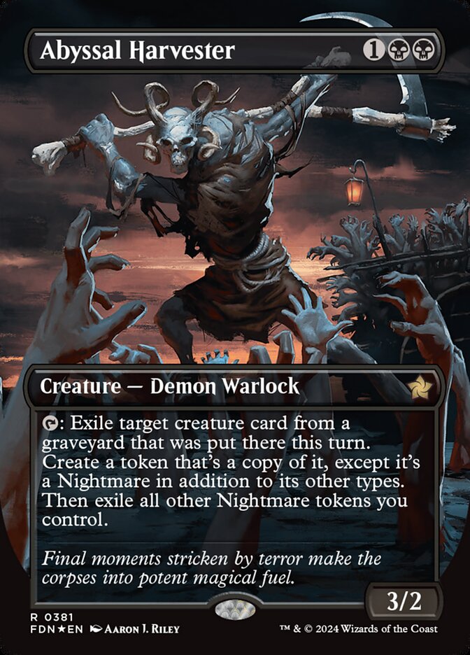Ceifador Abissal / Abyssal Harvester - Magic: The Gathering - MoxLand