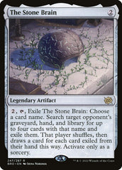 O Cérebro de Pedra / The Stone Brain - Magic: The Gathering - MoxLand