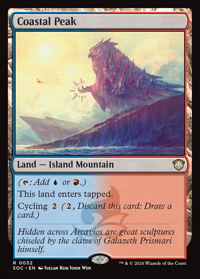 Coastal Peak - Magic: The Gathering - MoxLand