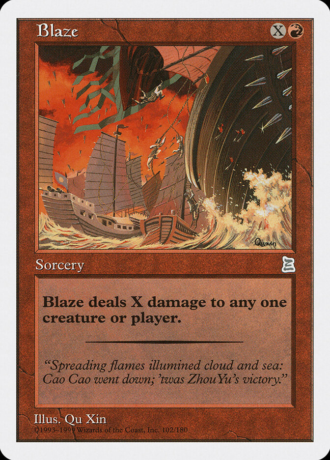 Labareda / Blaze - Magic: The Gathering - MoxLand