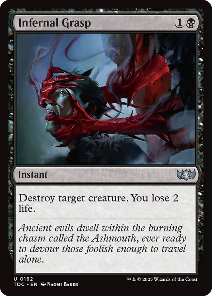 Garras Infernais / Infernal Grasp - Magic: The Gathering - MoxLand