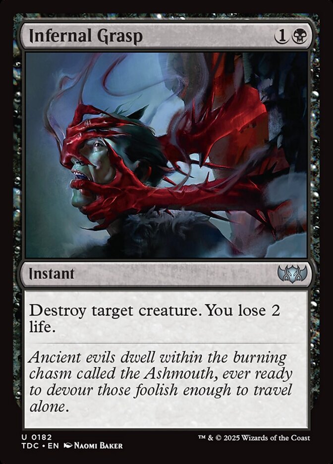 Garras Infernais / Infernal Grasp - Magic: The Gathering - MoxLand