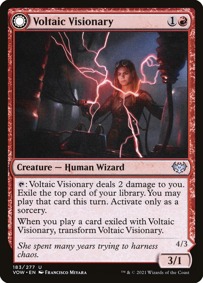 Visionária Voltaica / Voltaic Visionary - Magic: The Gathering - MoxLand